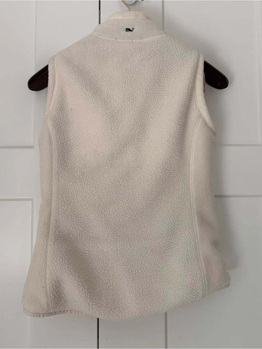 Ladies‎ Vineyard Vines Cream Sherpa Fleece Vest S